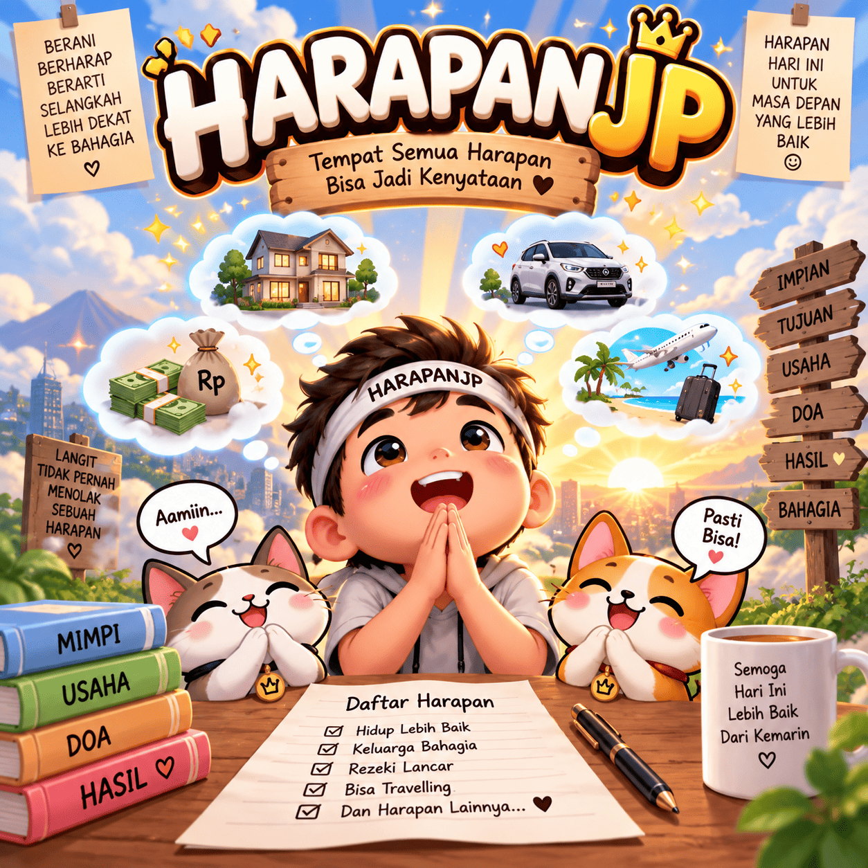 Banner HARAPANJP Cyber Blue